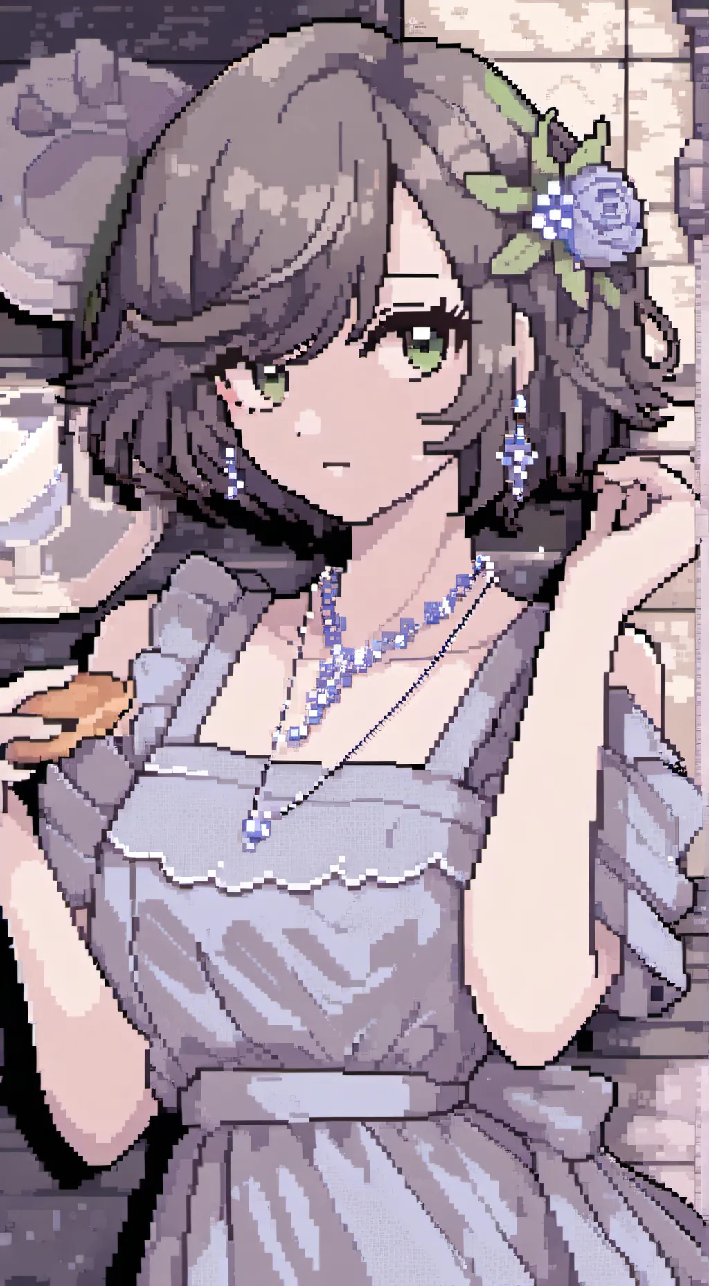 ai character: April Shael background
