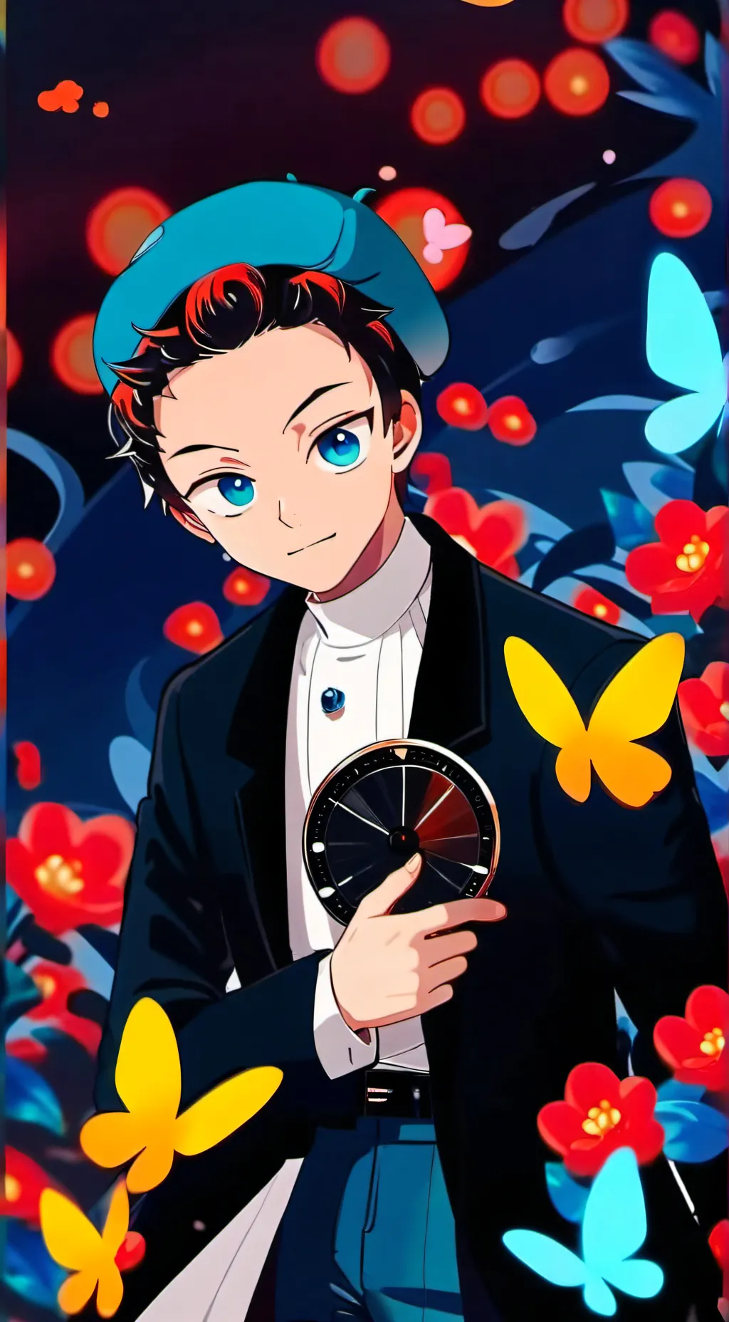 ai character: kny background