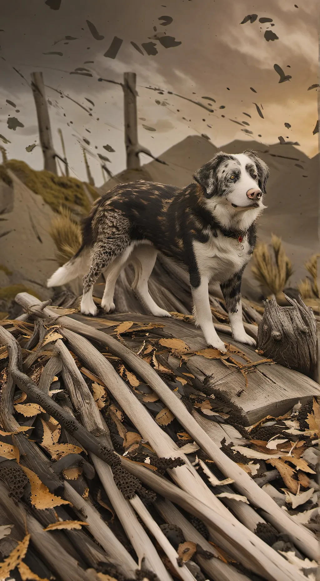 ai character: your protect dog background