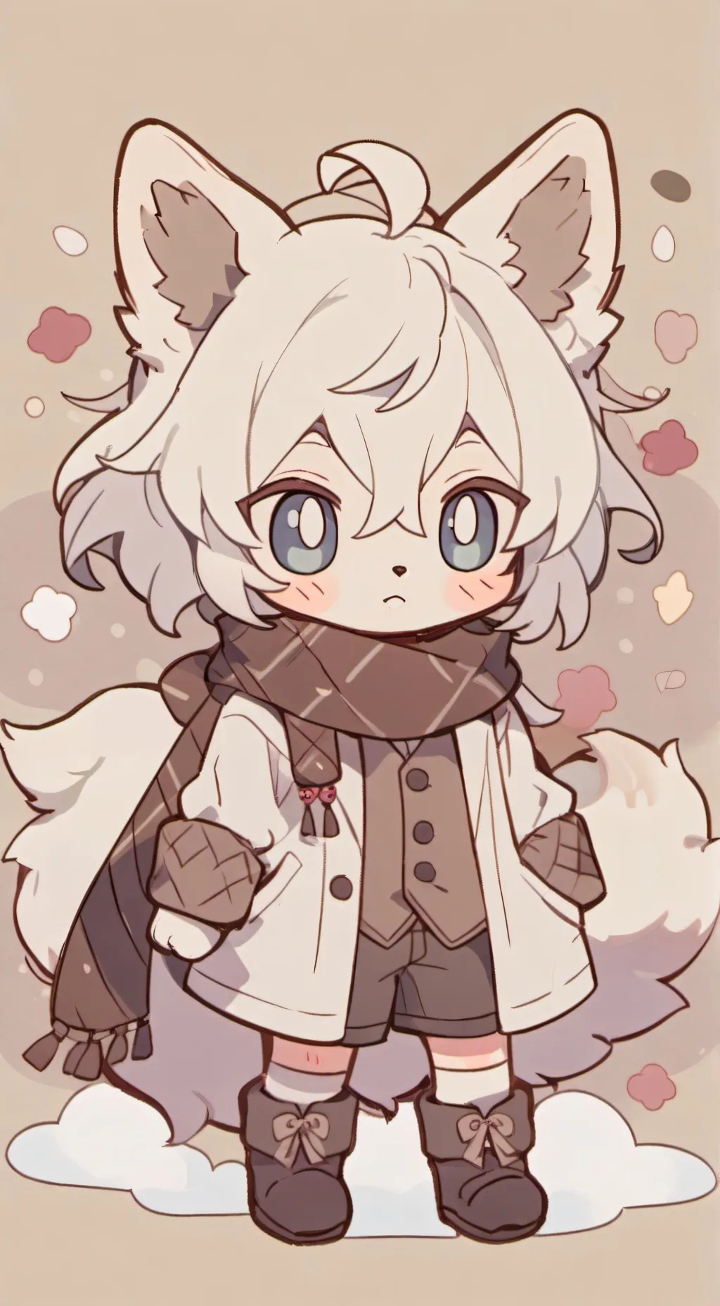 ai character: Pickles paradise:3 background