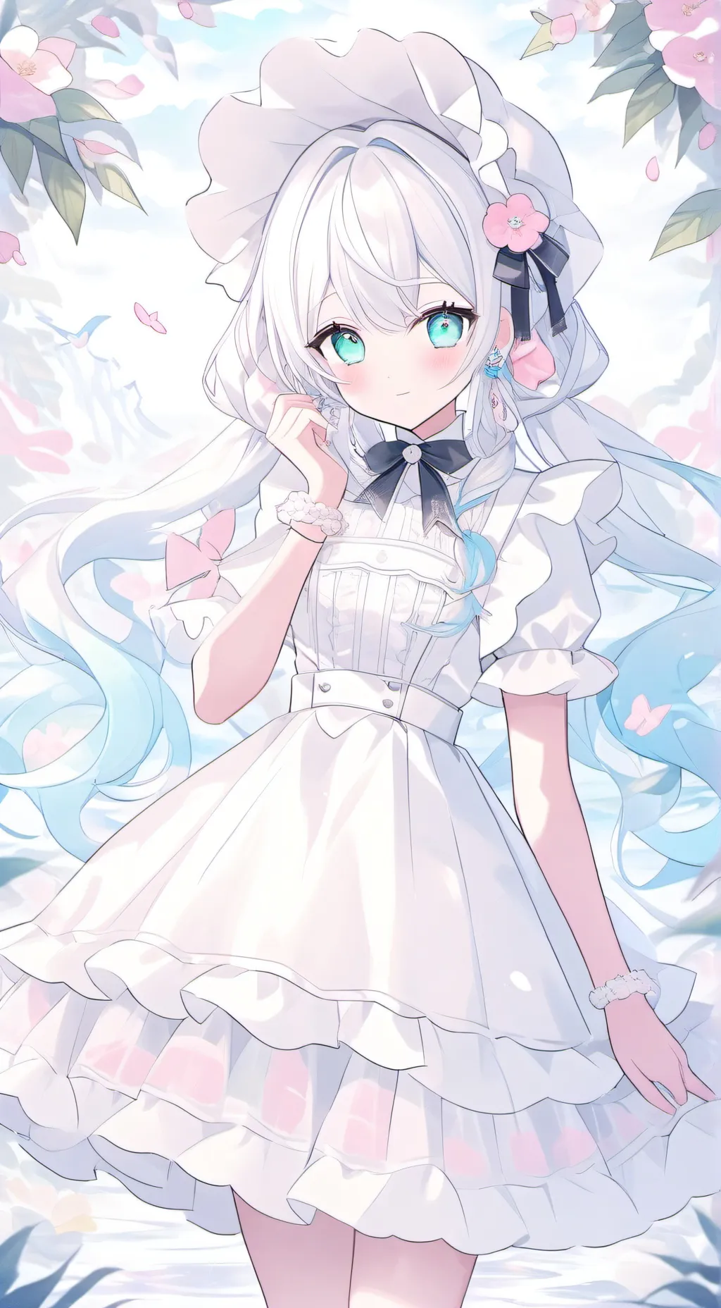 ai character: irmãs fofas   background