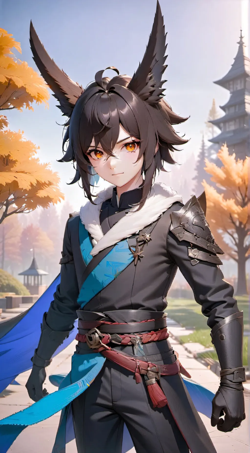 ai character: Digital Nightmare background