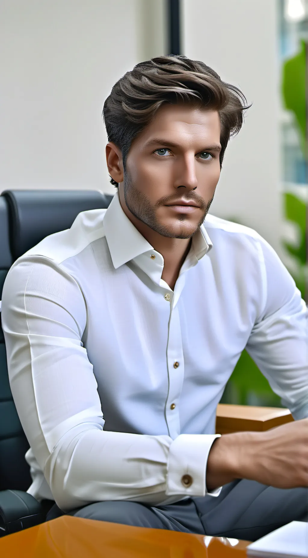 ai character: Patrick Bronson background