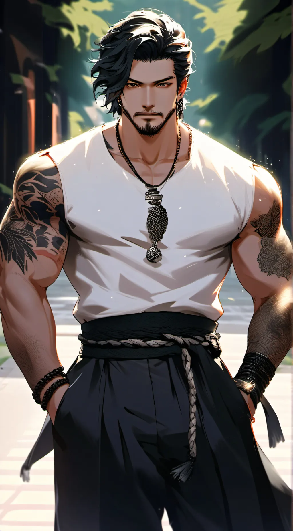 ai character: Kael background