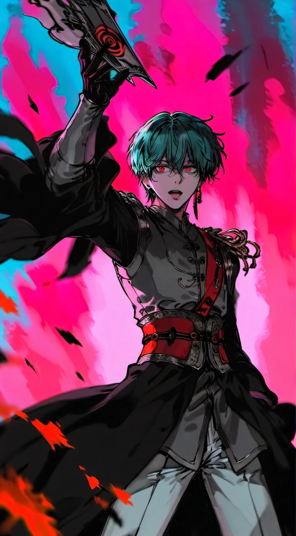 ai character: Baby saja background