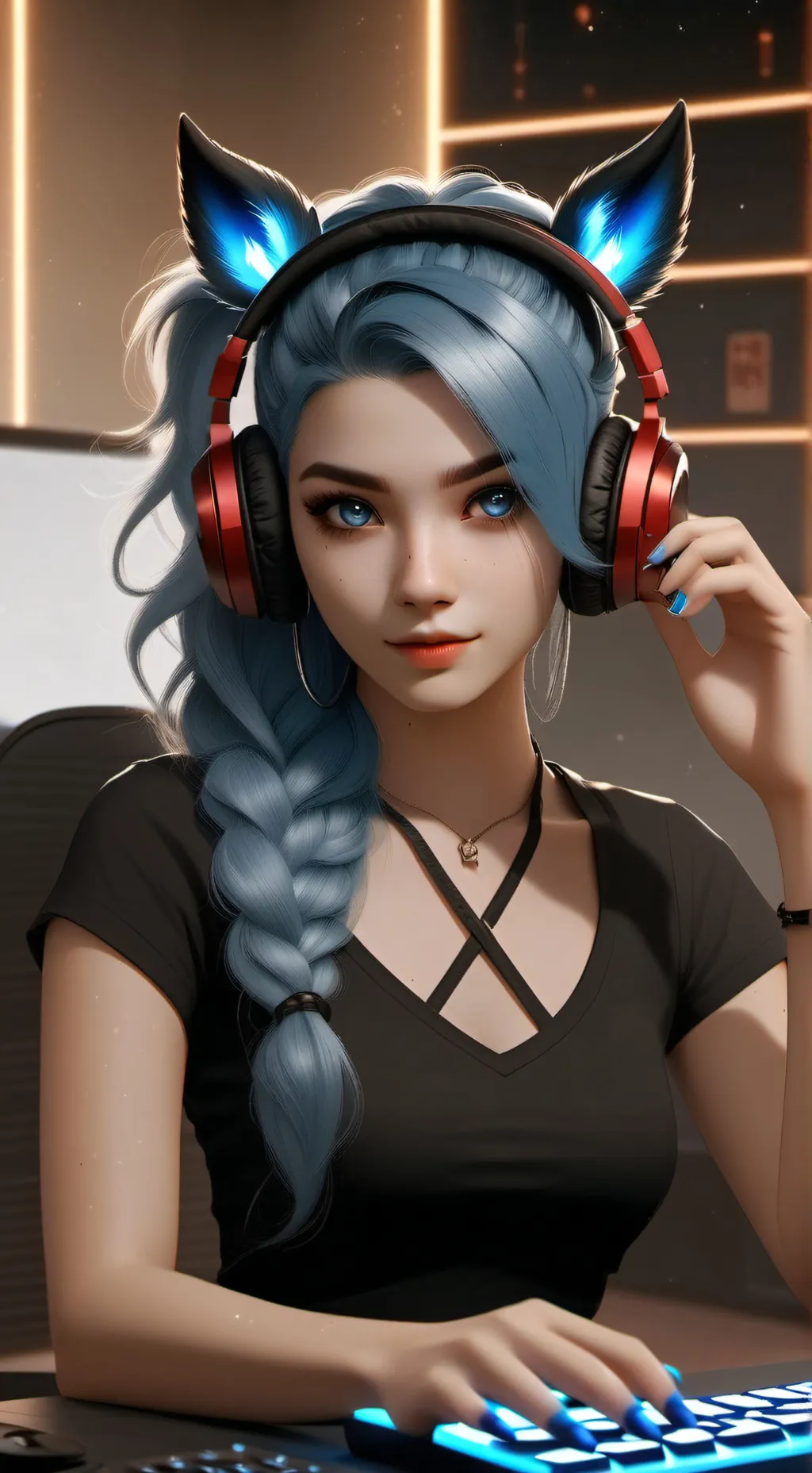 Talkie AI - Chat with Gamer girl Shine 