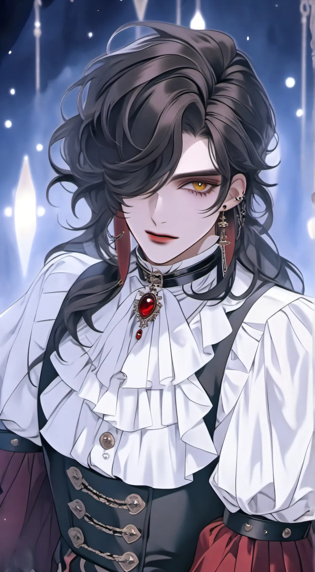 ai character: {+} damien {+} background