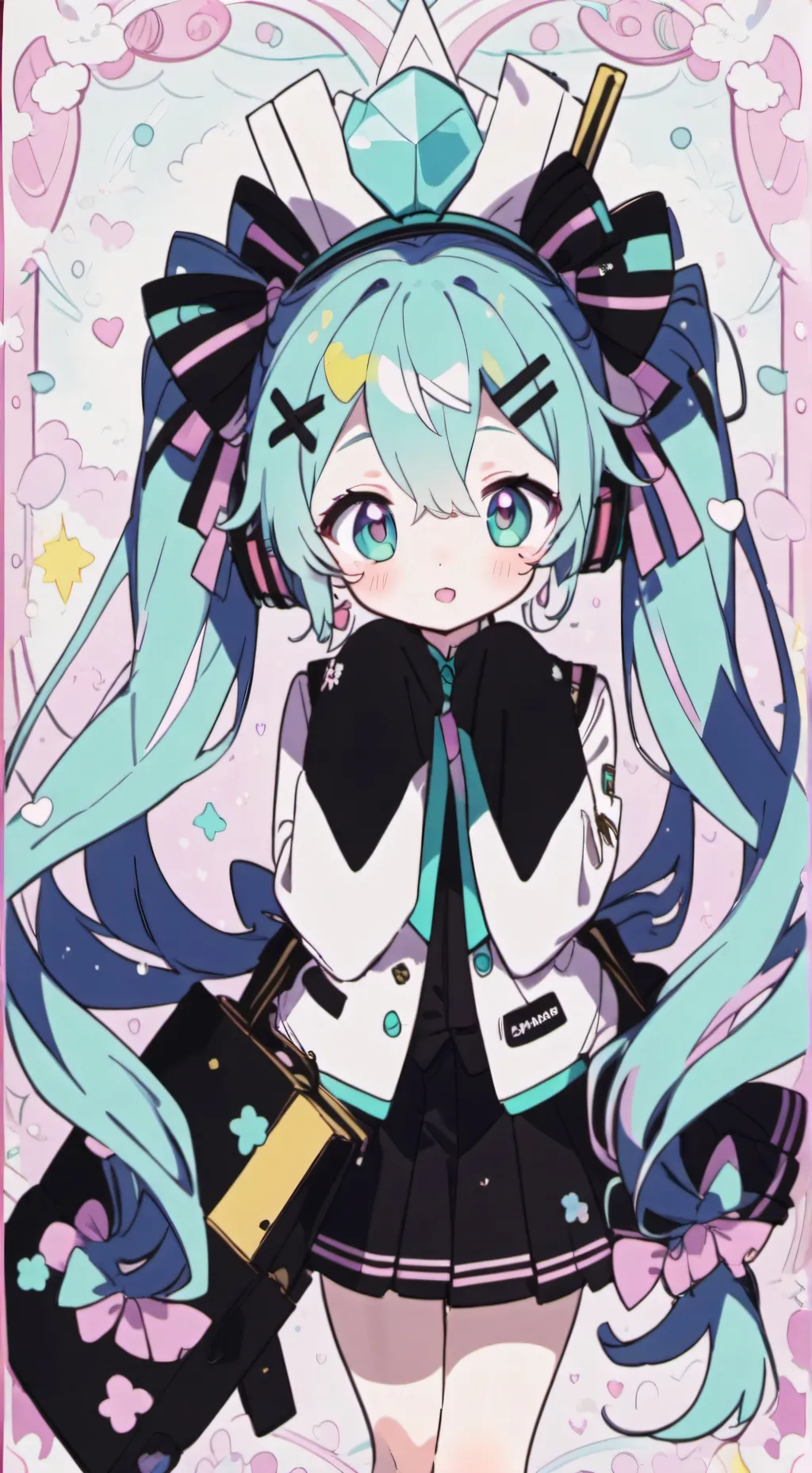 ai character: Miku background