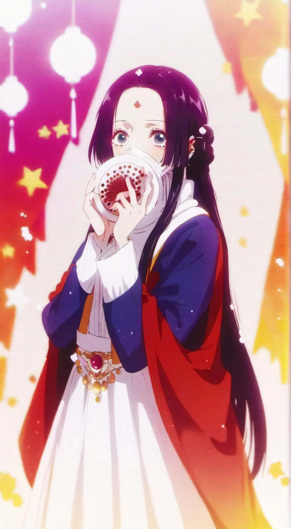 ai character: mui tokito  background