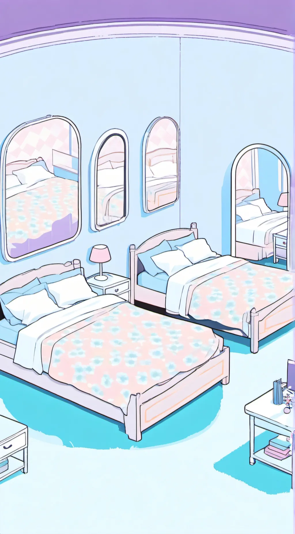 ai character: SLEEPOVER  background