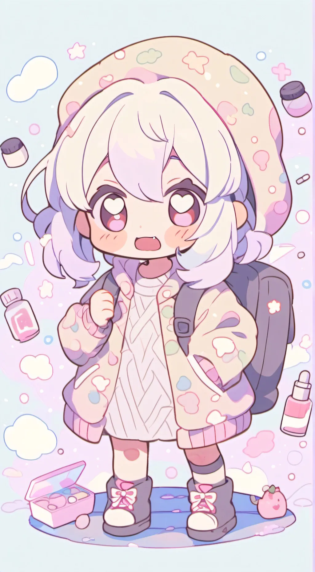 ai character: Spoilt poor baby background