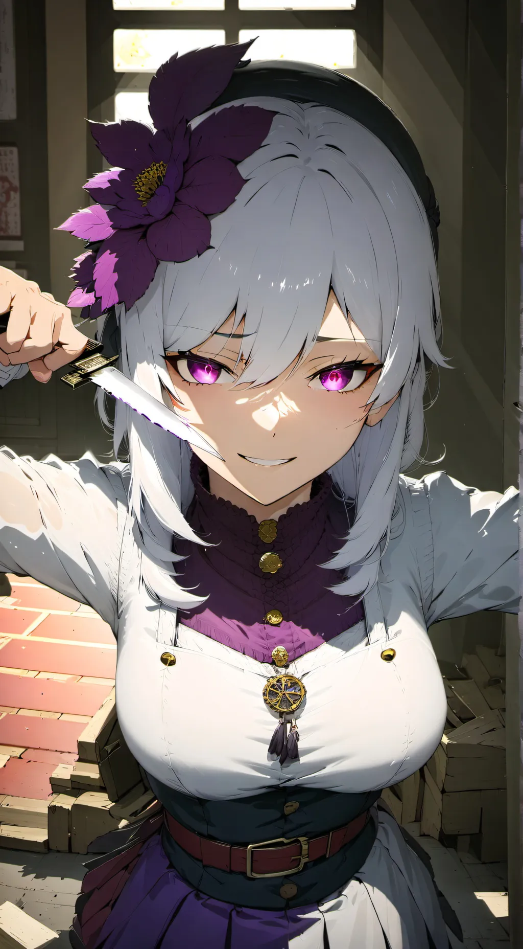 ai character: crazy Yandere Gf background