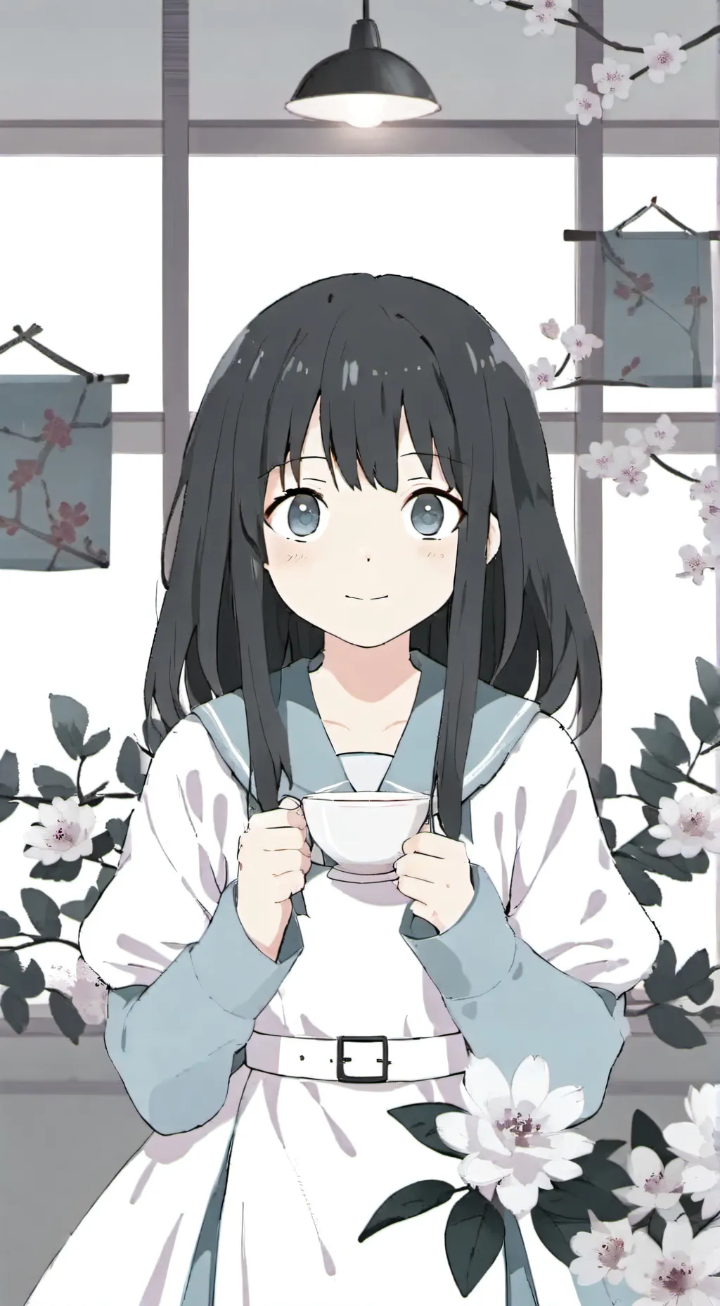 ai character: Muichiro gf background