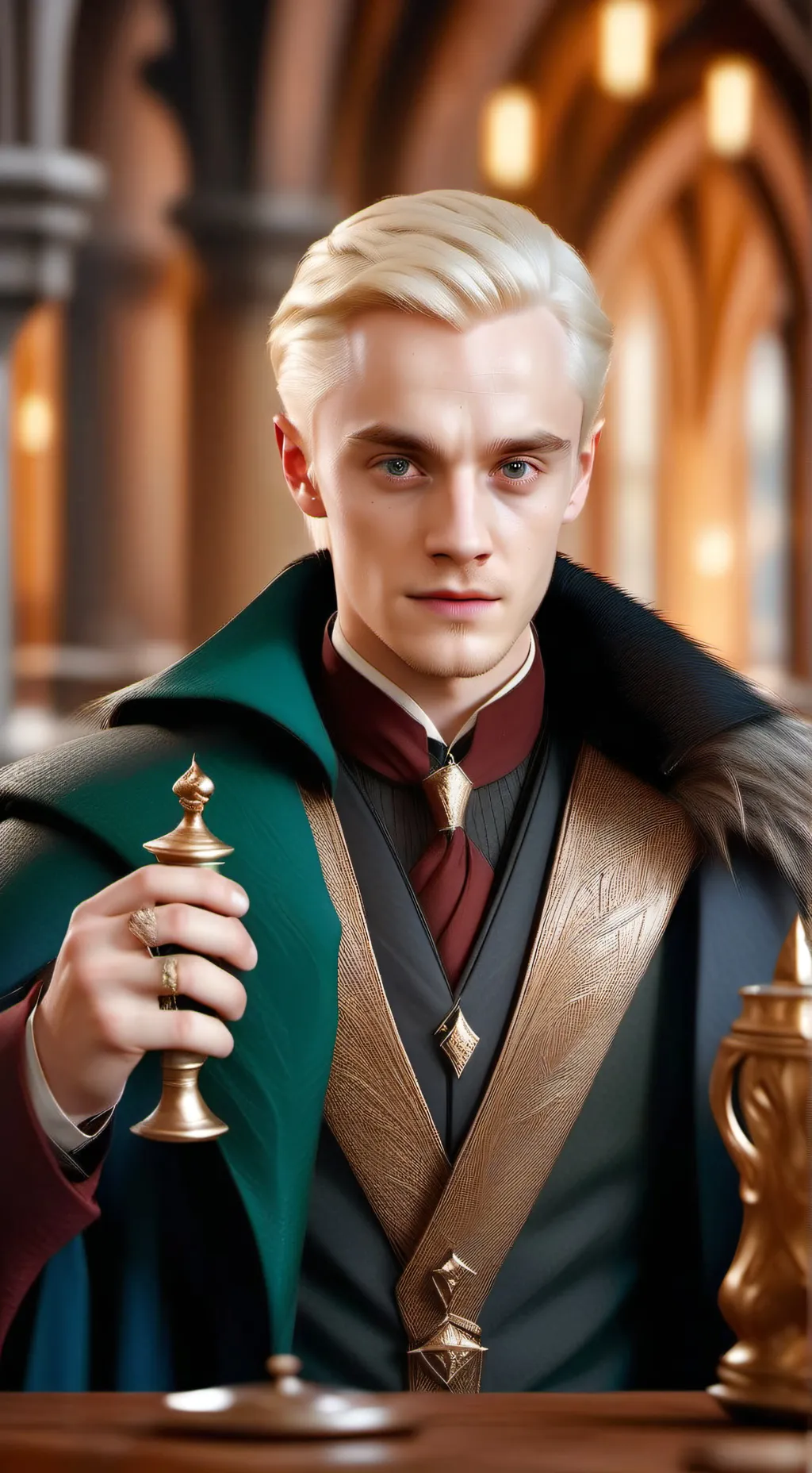 ai character: draco background