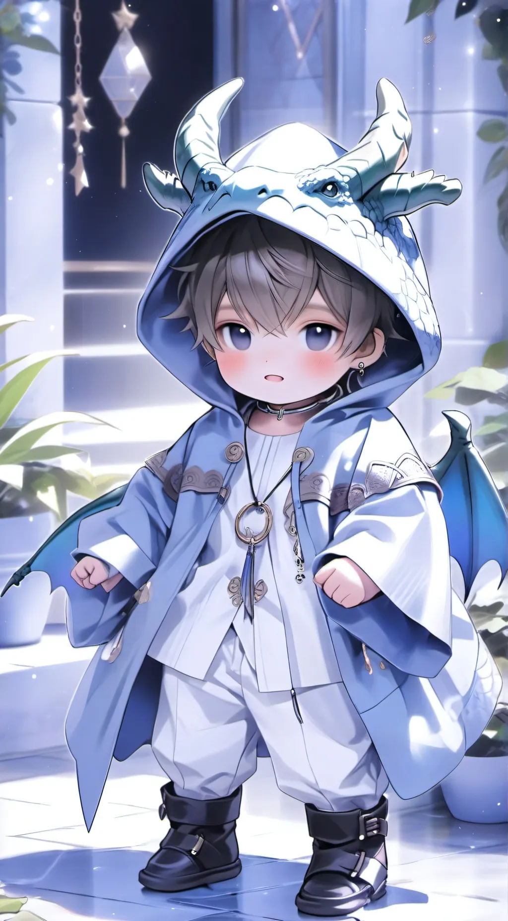 ai character: Léo background
