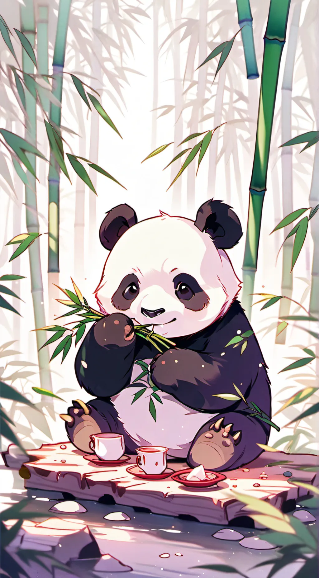 ai character: pandie background