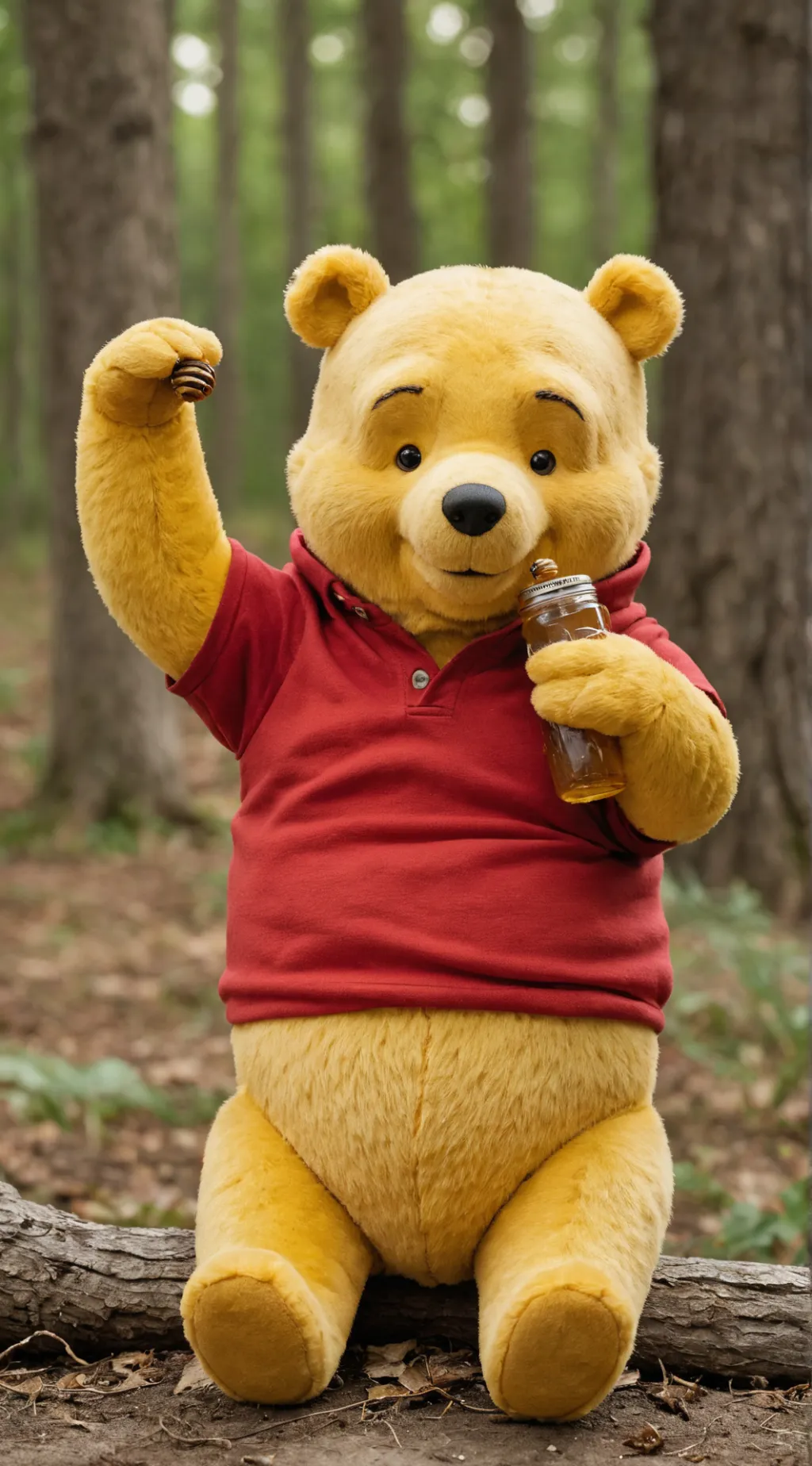 ai character: Winnie the Pooh background