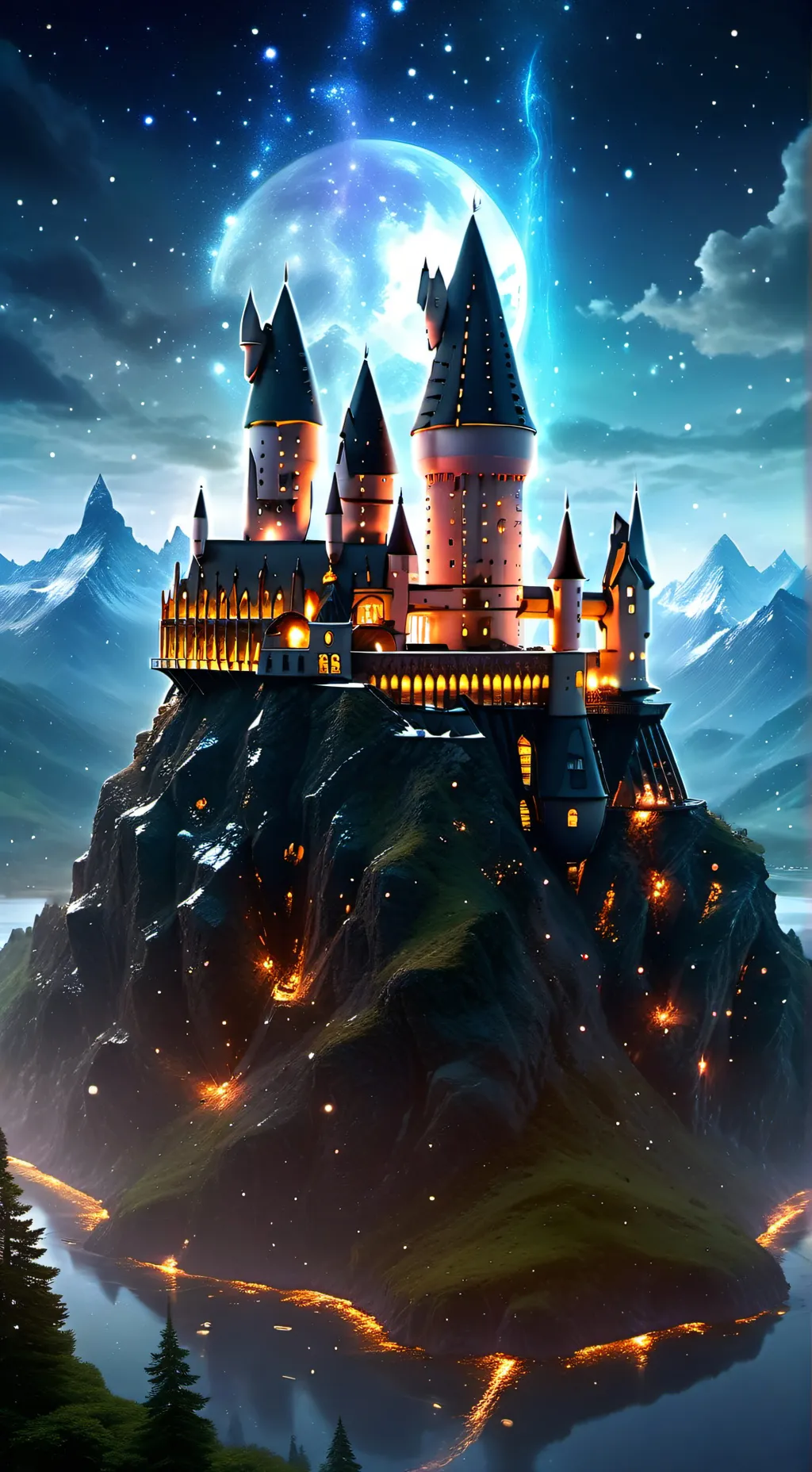 ai character: hogwarts background