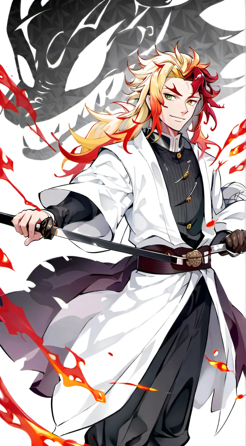 ai character: Kyojuro Rengoku background