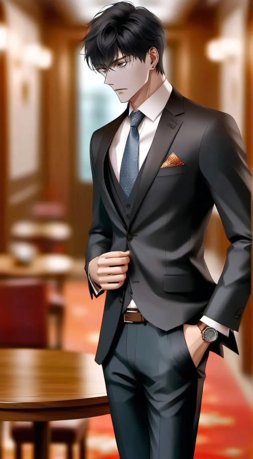 ai character: ° background