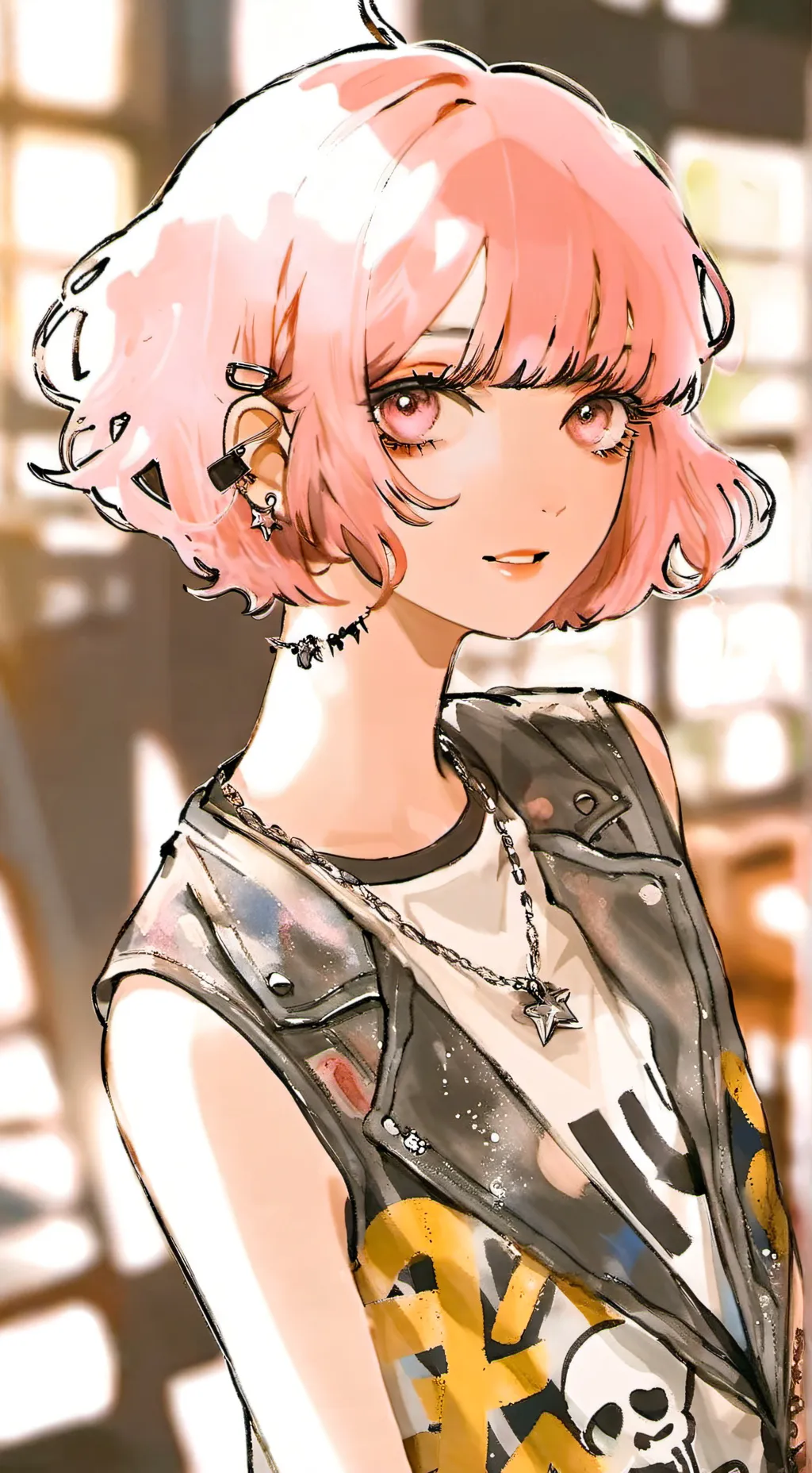 ai character: Vesper background