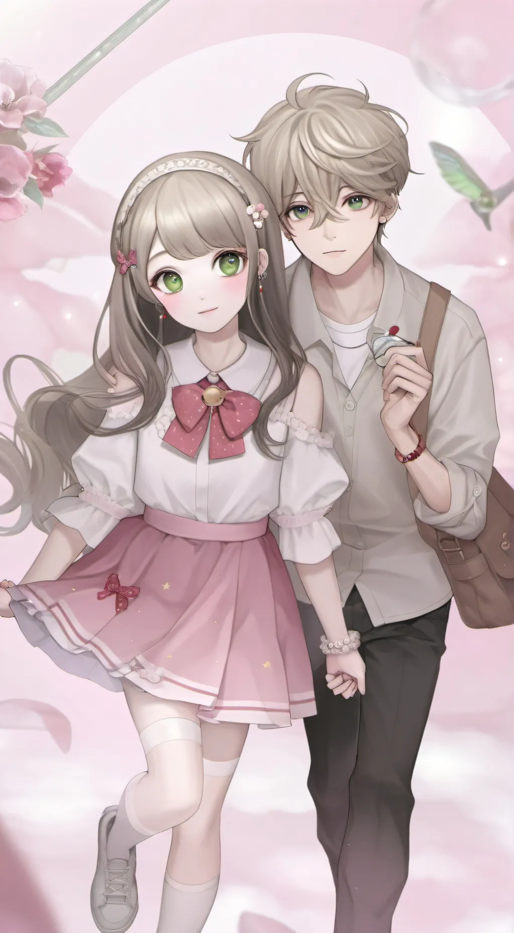 ai character: Ava and Adam background