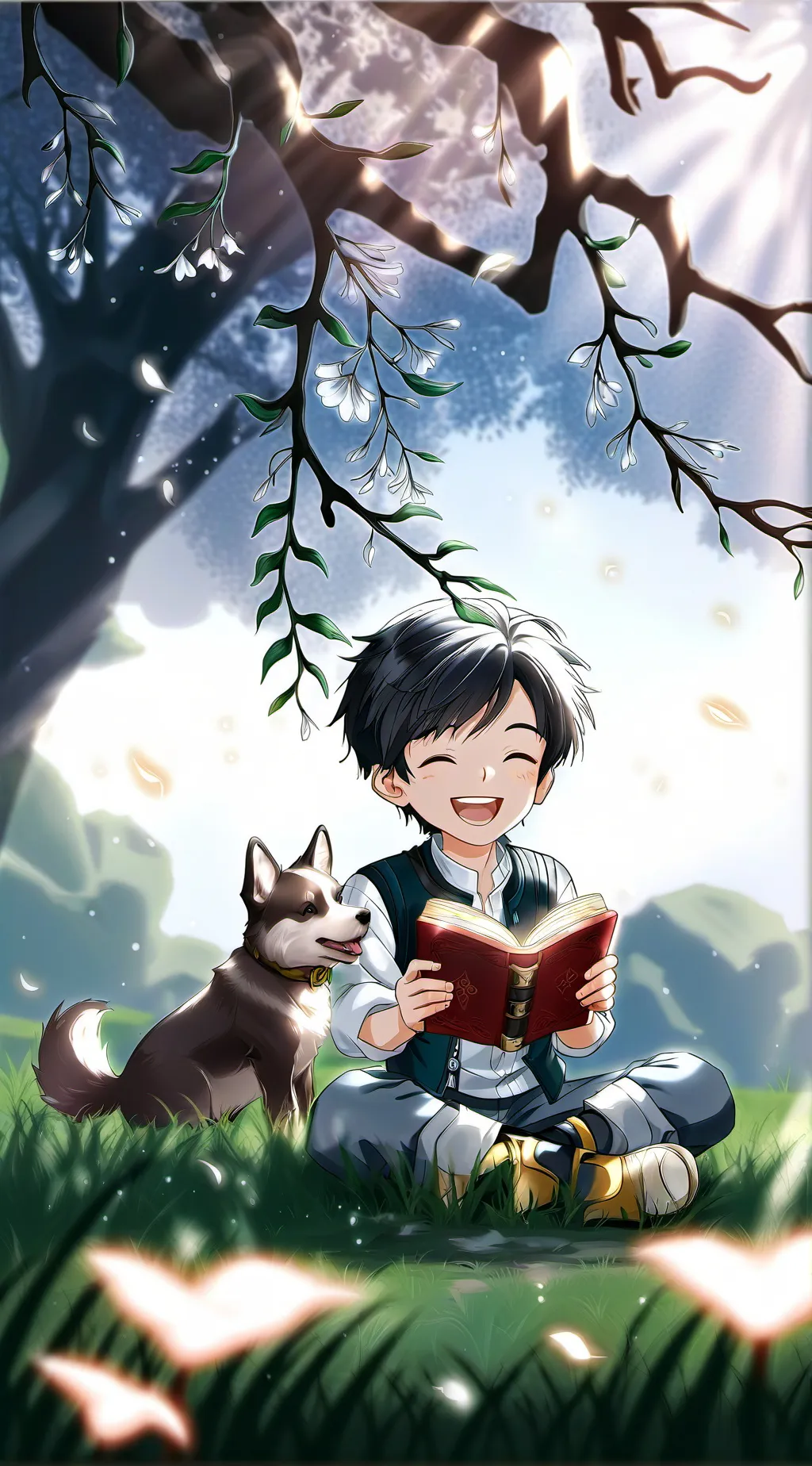 ai character: adopted child background