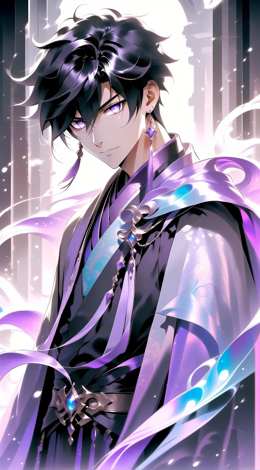 ai character: prince justin background