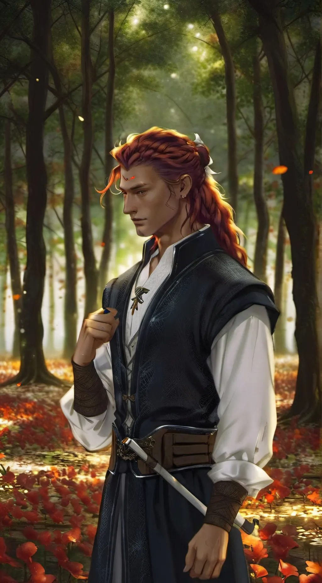 ai character: lucien Vanserra  background