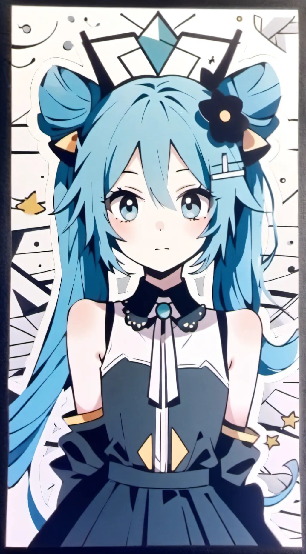 ai character: Miku  background