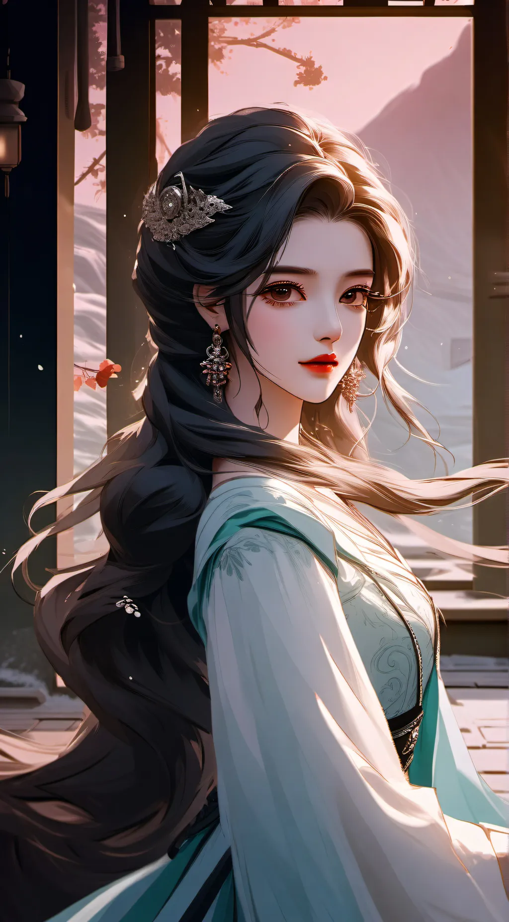 ai character: Rin background