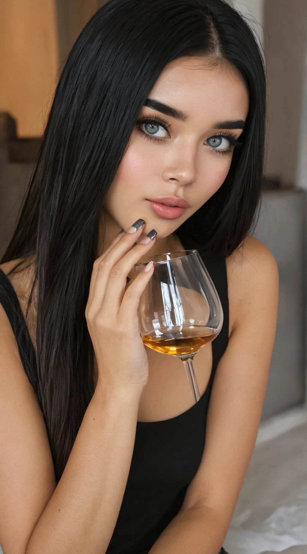 ai character: adriana  background