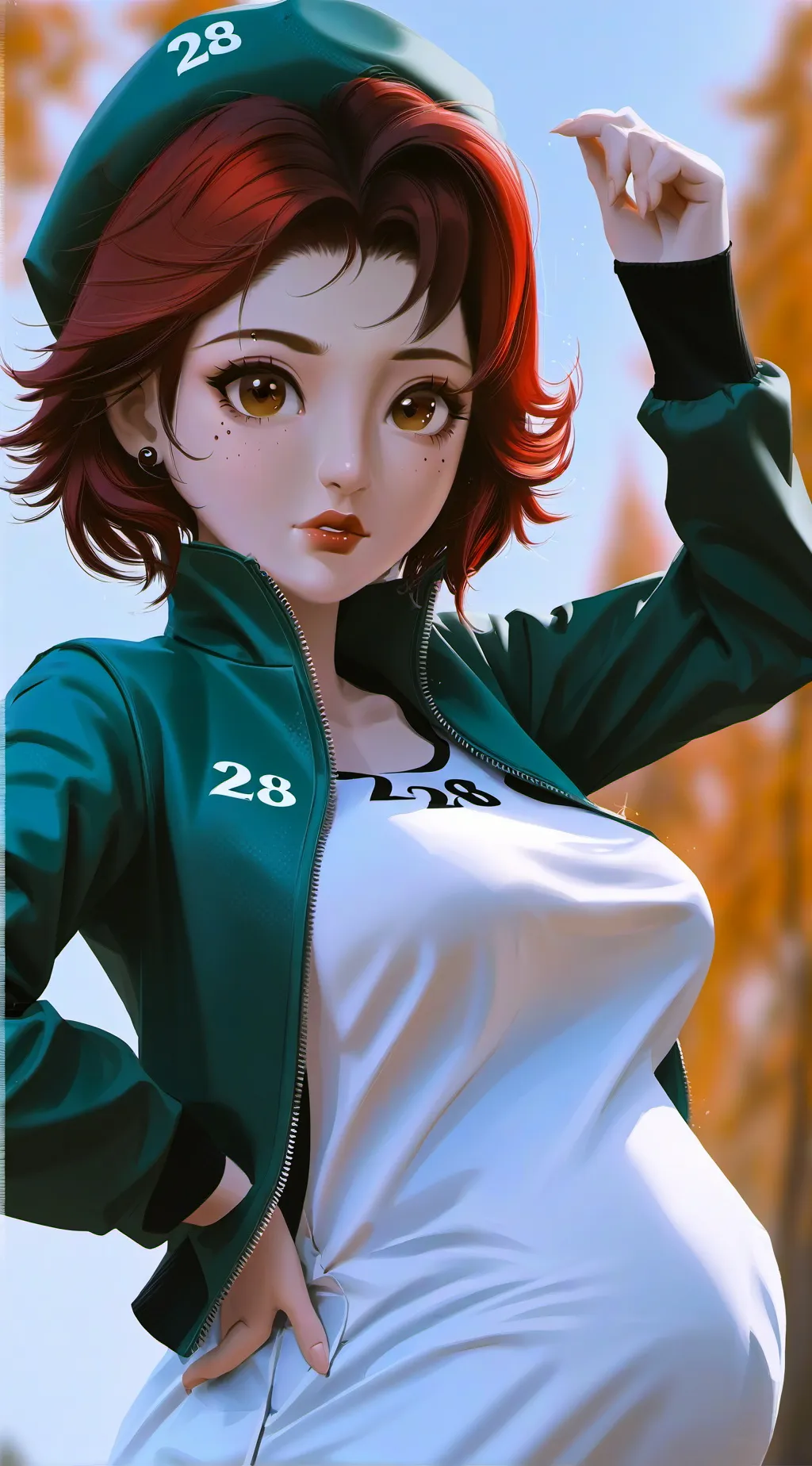ai character: Squid game background