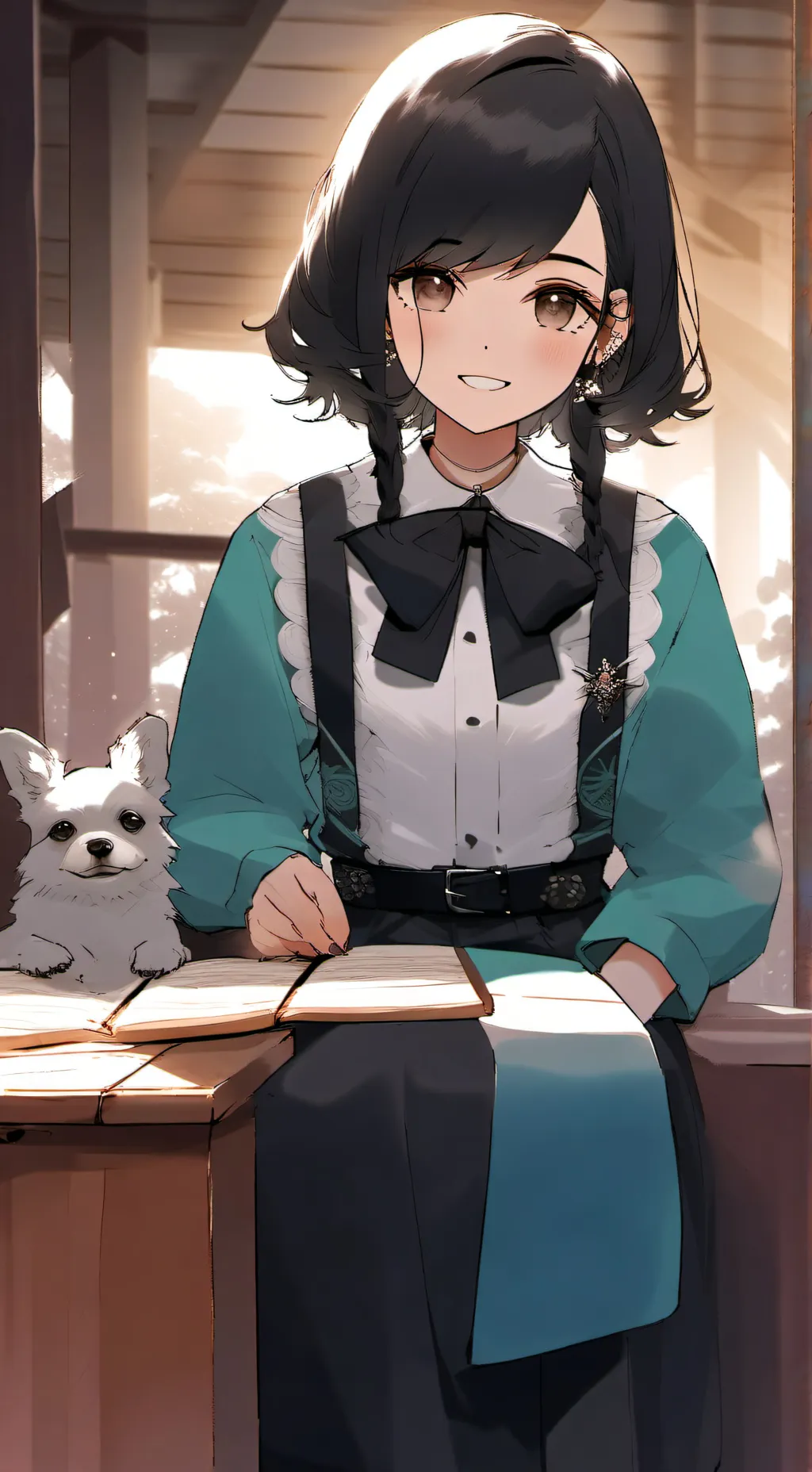 ai character: ani background