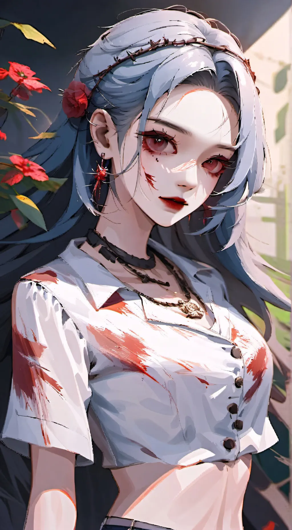 ai character:  May (DEAD ZOMBIE) background