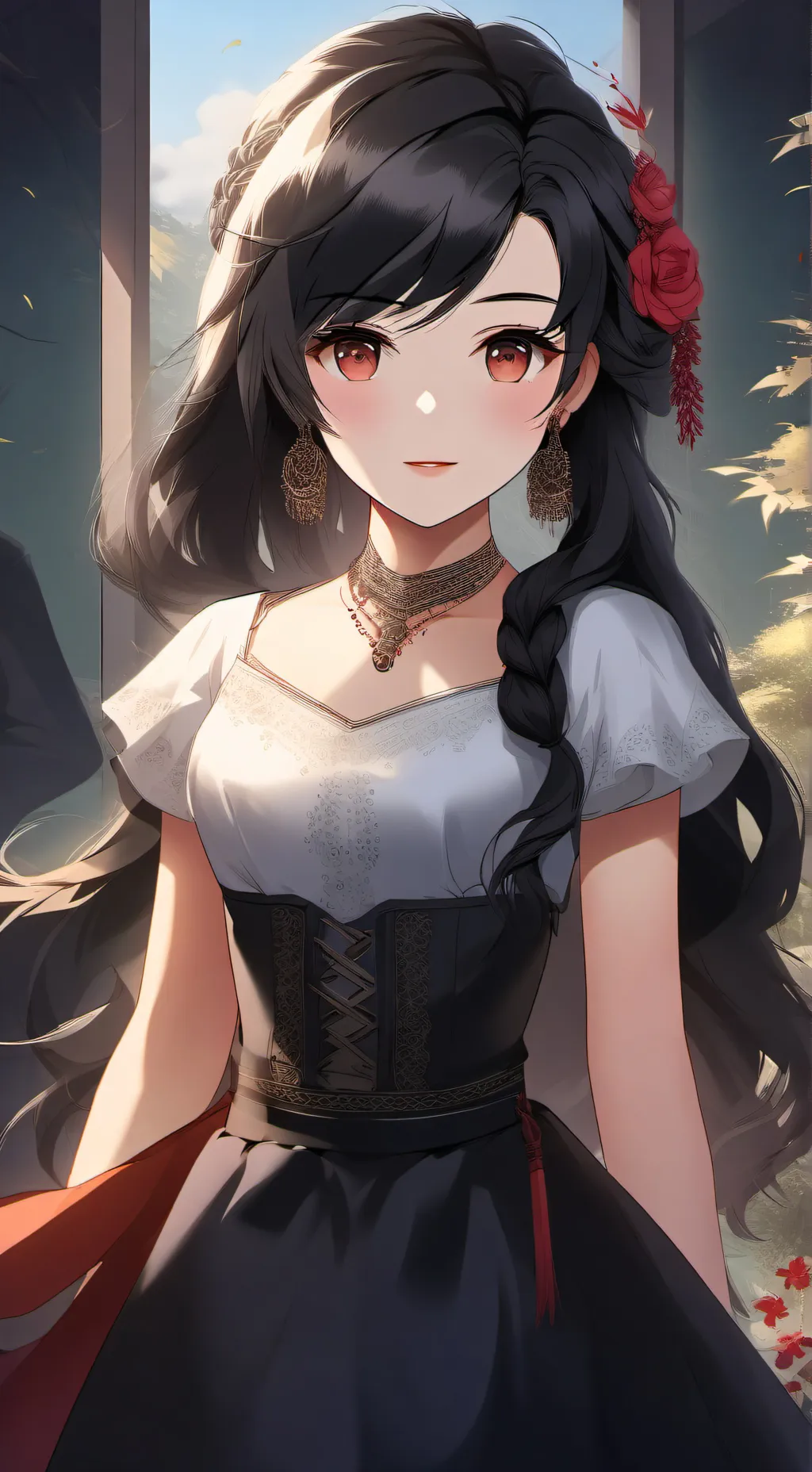 ai character: Lily  background
