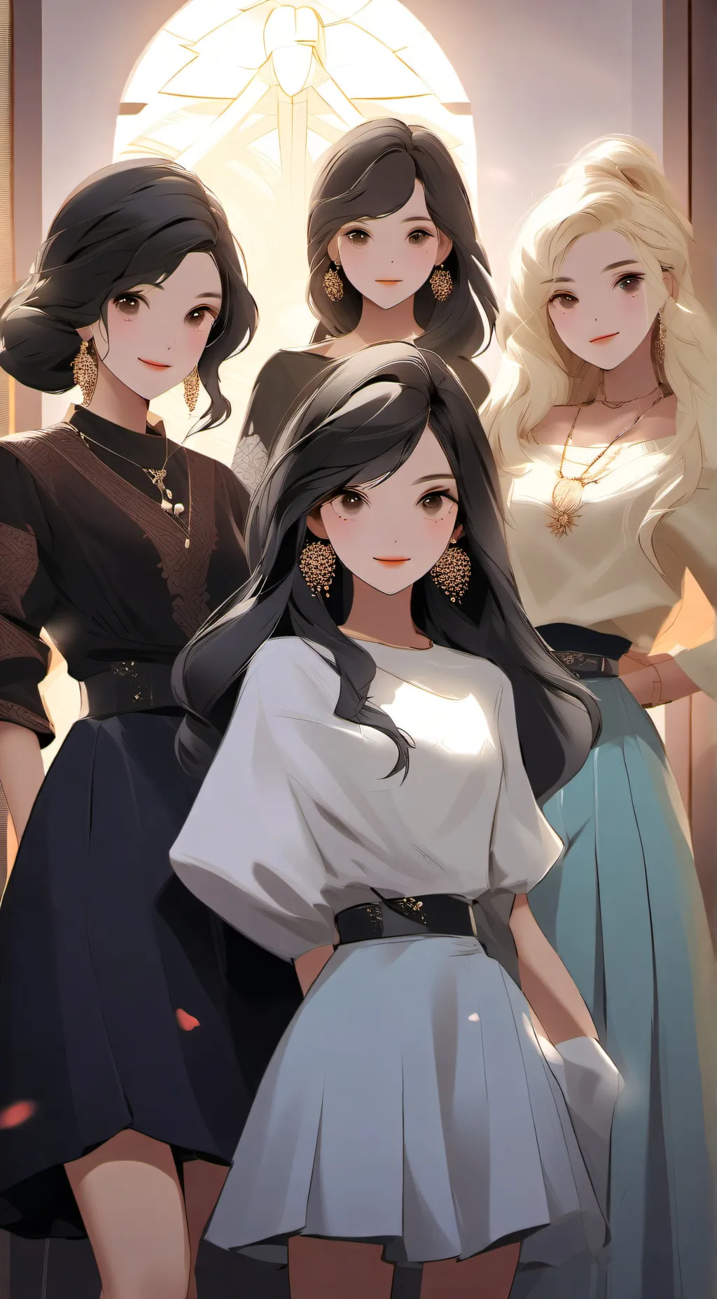 ai character: The Sleepover background