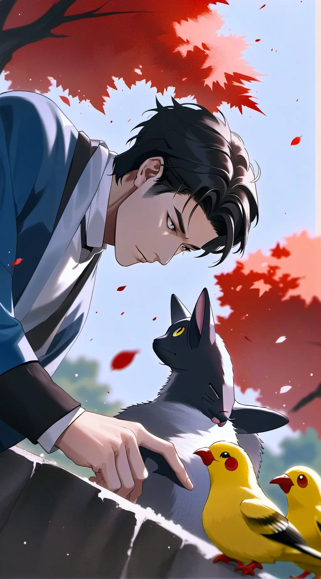 ai character: Leo background