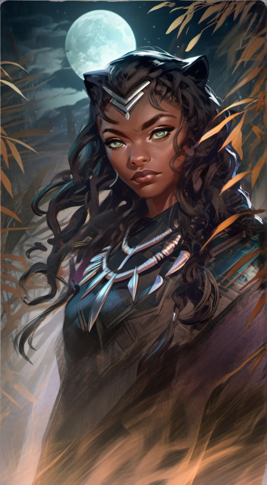 ai character: Shuri background