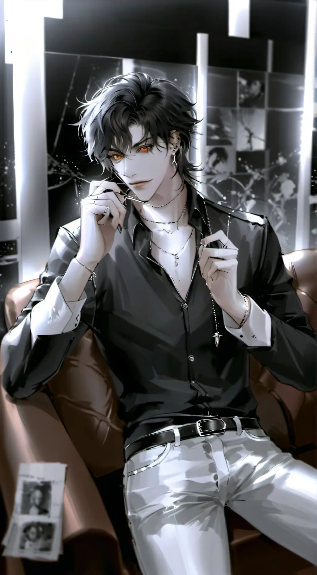 ai character: Harley ❤️‍🔥🚬 background