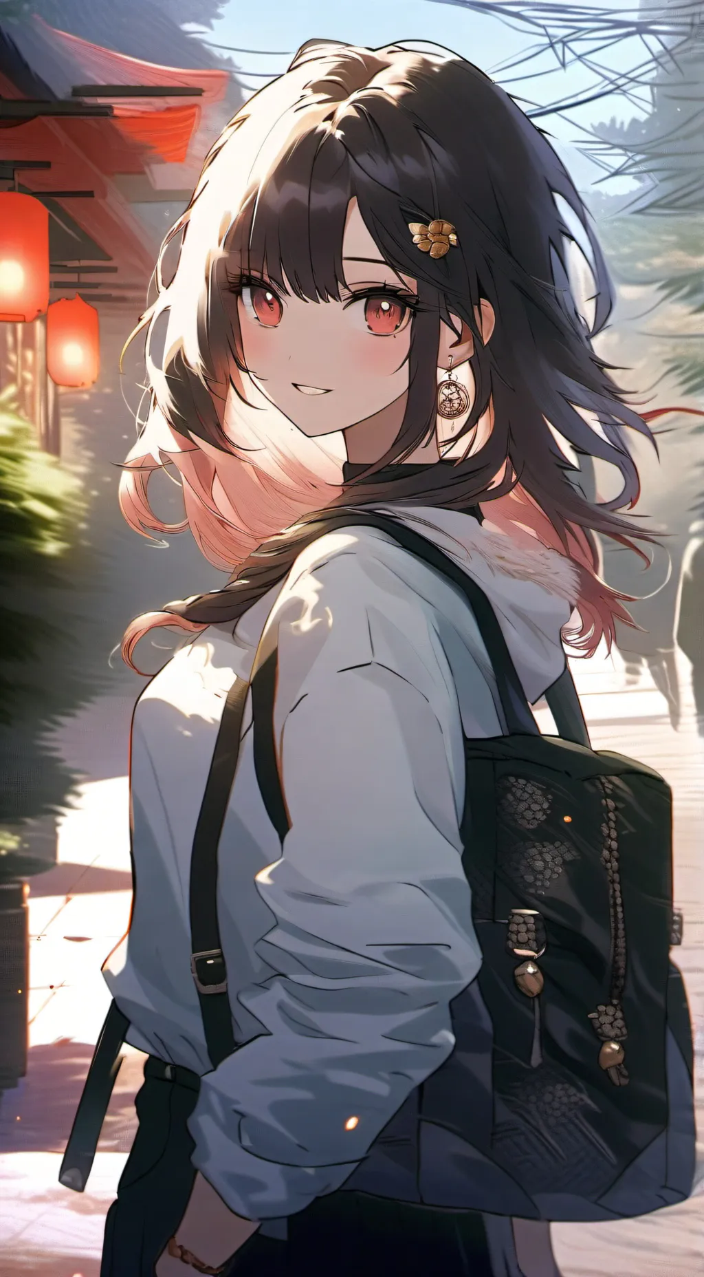 ai character: Skye  background