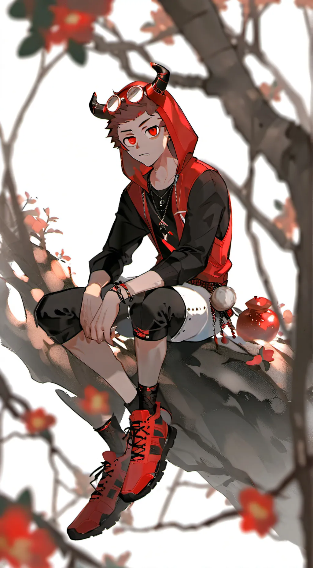 ai character: raddy sasuke background