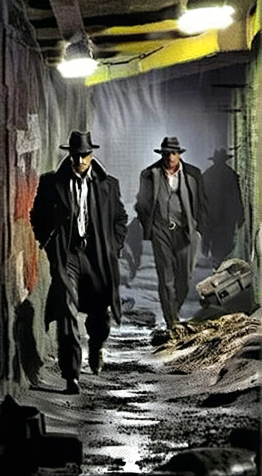 ai character: Mafiosos Basement background