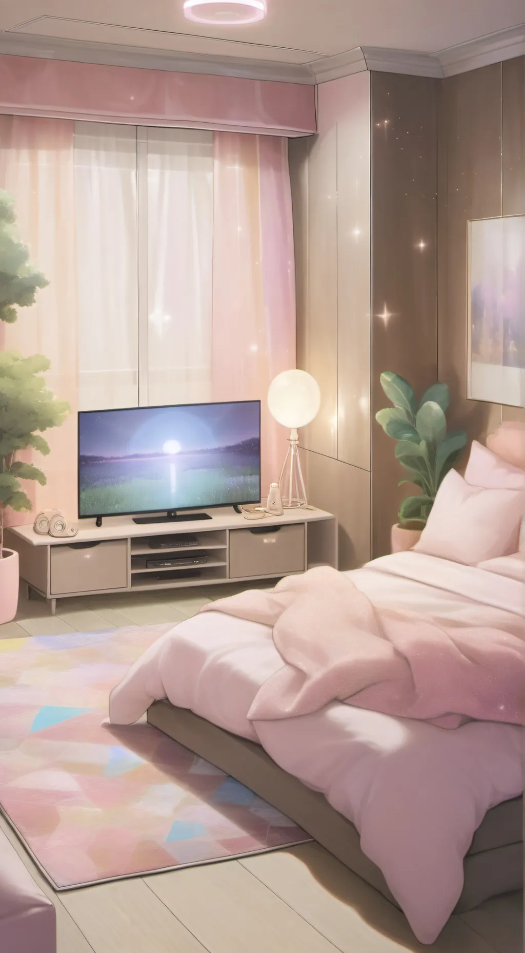 ai character: Mha sleepover background