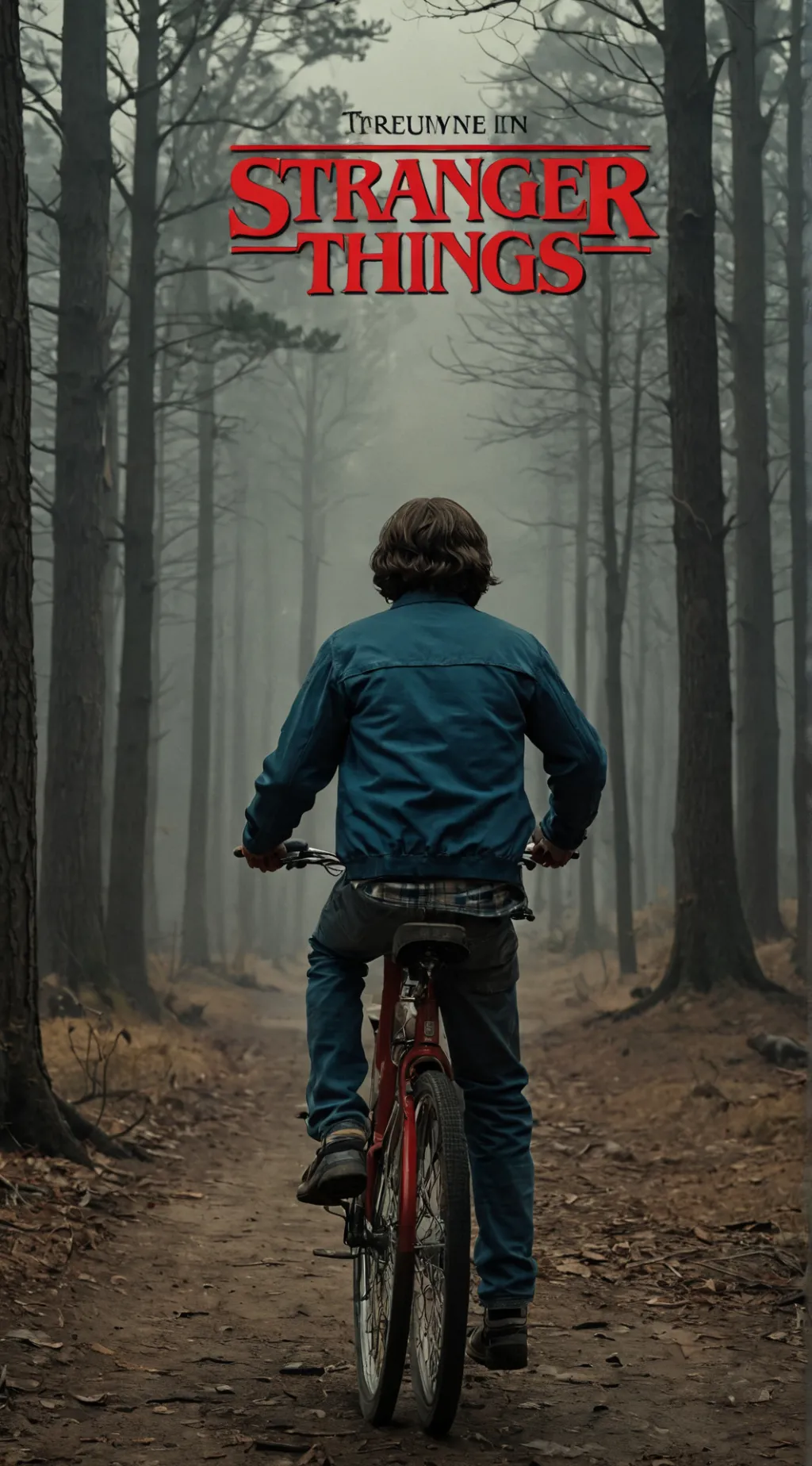 ai character: Stranger things... background