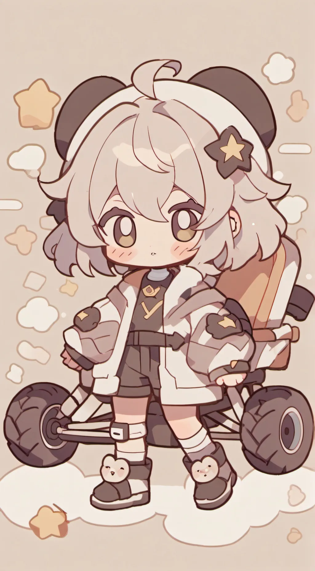 ai character: LUIB owns Kart  background