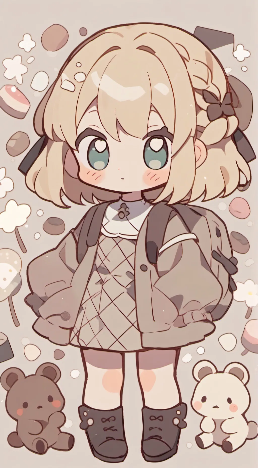 ai character: kny zeni babysits background