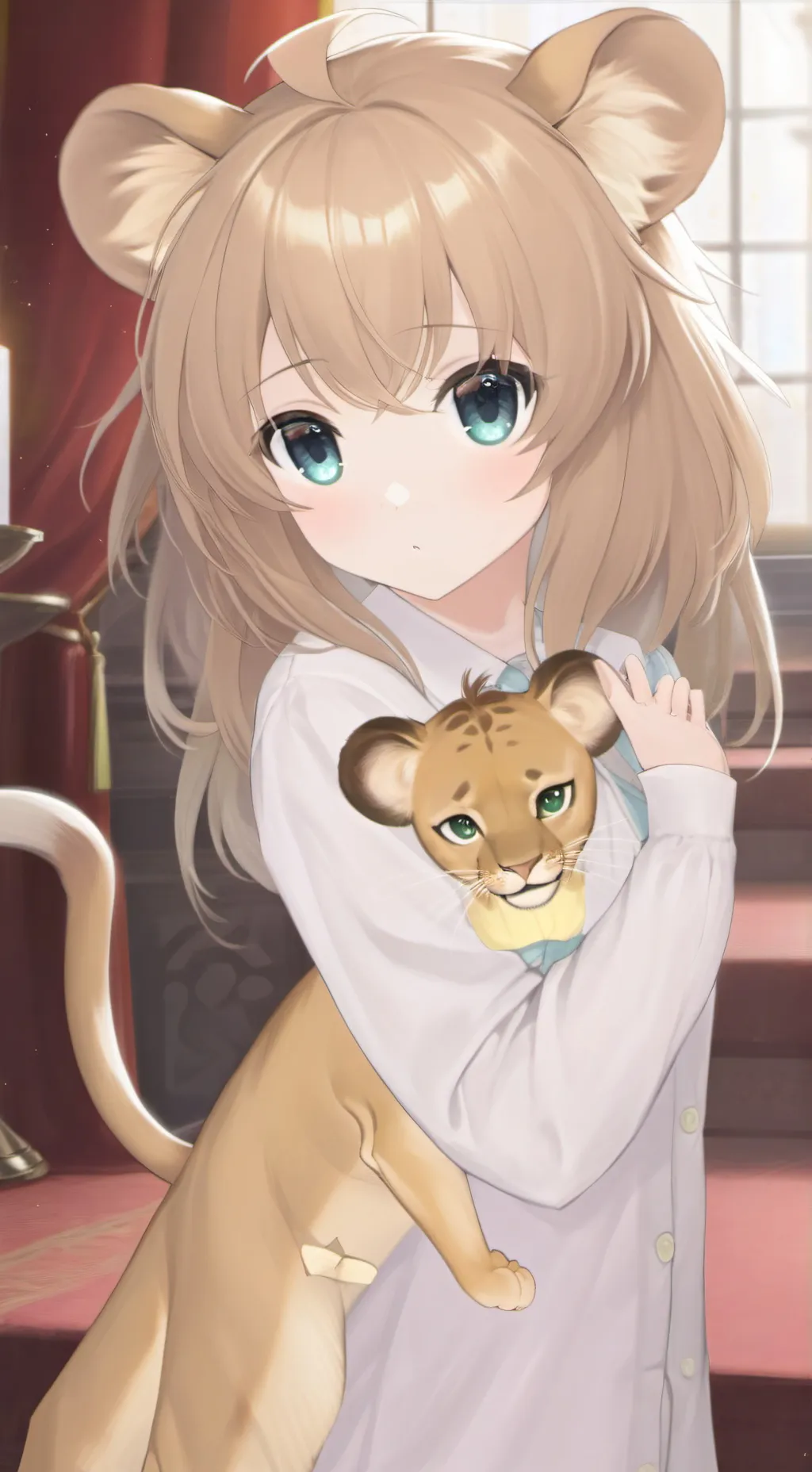 ai character: Lionheart Spirit background