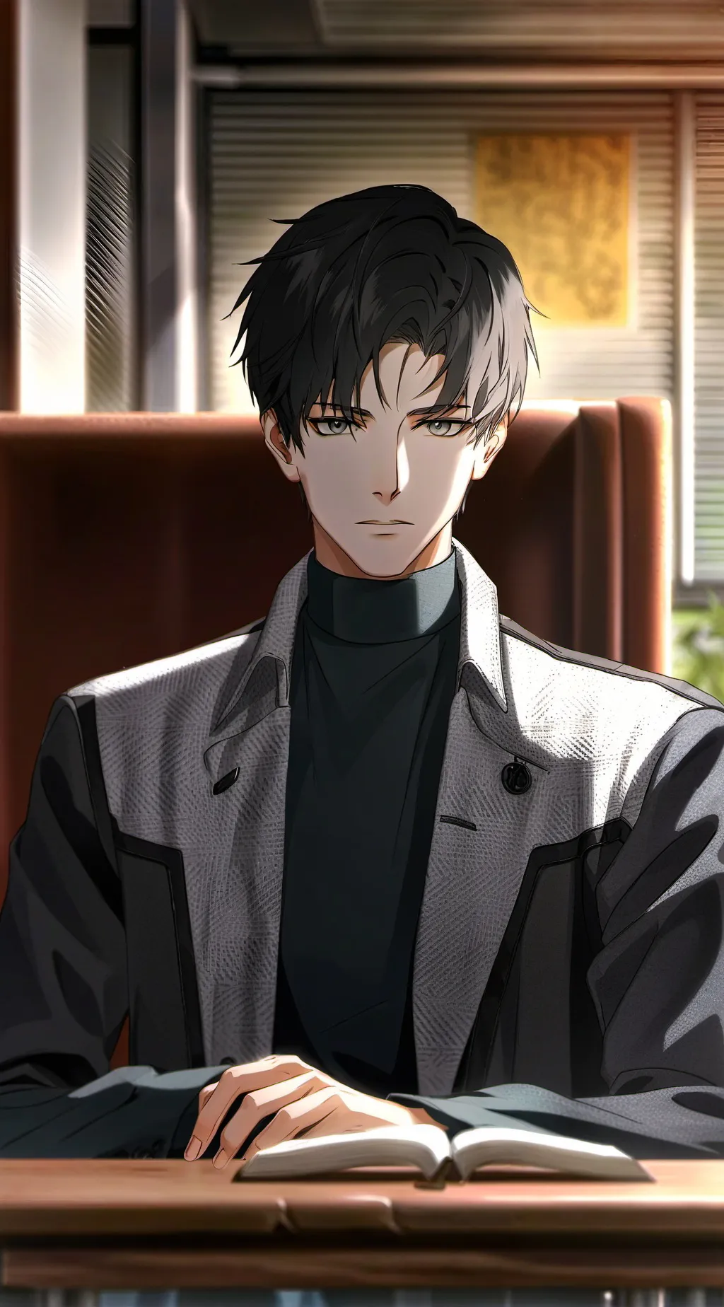 ai character: Léo background