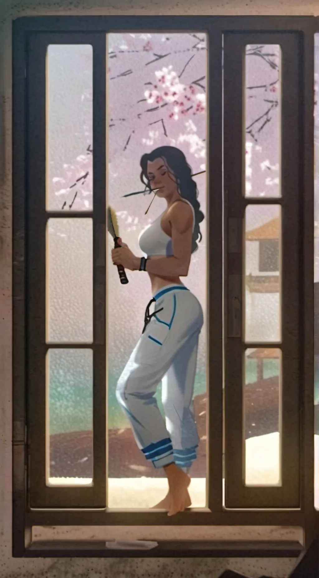 ai character: Marie background